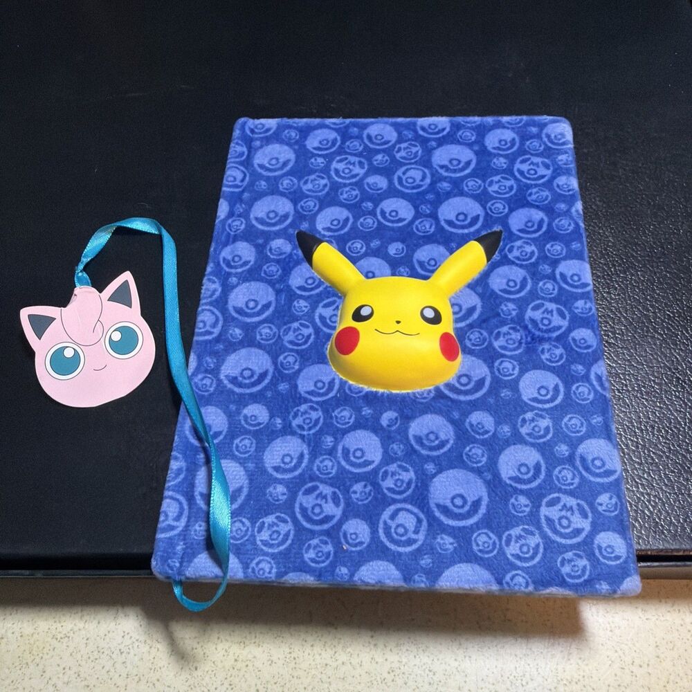 Pokémon Pikachu “My Trainer Journey!” Activity Book Journal Notebook Blue Cover